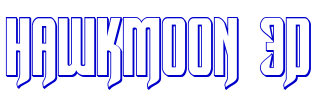 Hawkmoon 3D フォント